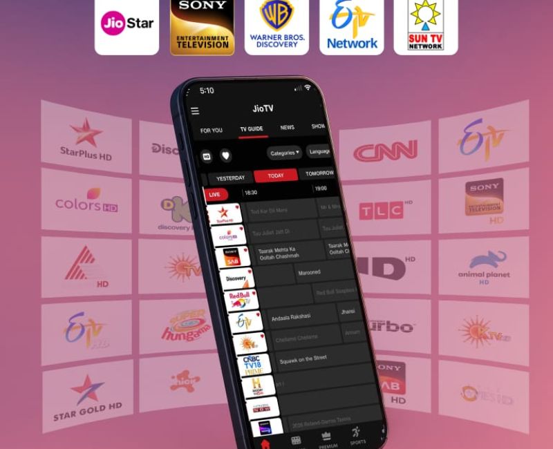 JIO TV New Pack: जियो का नया धमाका पैक, 55 रुपये मंथली में देखें 1000 से अधिक टीवी चैनल