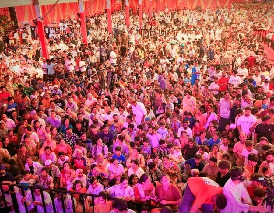 Punjab New Update: पंजाब के राजपुरा मे एक शाम शिव के नाम कार्यक्रम आयोजित किया गया। इसमें सीएम भगवंत मान भी मौजूद रहे। (फोटो सौजन्य पंजाब डीपीआरओ)