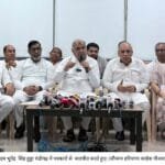 पूर्व सीएम भूूूूूूपेंद्र सिंह हुड्डा चंडीगढ़ में पत्रकारों से बातचीत करते हुए। (सौजन्‍य हरियाणा कांग्रेस पीआर)