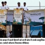 गुजरात के कच्‍छ में काले हिरणों को बन्‍नी क्षेत्र में उनके प्राकृतिक परिवेश में छोड़ा गया। (फोटो सौजन्‍य रिलायंस मीडिया)