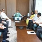 देश में एच1एन1 इन्फ्लूएंजा के संक्रमण को लेकर केंद्रीय स्वास्थ्य मंत्री जेपी नड्डा ने अधिकारियों के साथ बैठक की। (फोटो सौजन्य जेपी नड्डा का एक्स पेज)