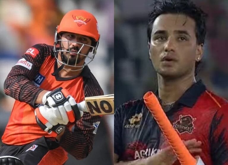 शेर-ए-पंजाब टी20 क्रिकेट लीग के पहले मैच में मोहाली किंग्‍स के अनमोलप्रीत सिंह की पारी अमृतसर सूरमाज के कप्‍लान अभिषेक शर्मा की तूफानी पारी पर भारी पड़ी। (फोटो सौजन्‍य सोशल मीडिया)