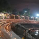 सेवा संकल्‍प अभियान के तहत 'आशीर्वाद का दीया' कार्यक्रम हुआ। इस दौरान दीपमालाओं से पानपत जगमग हो गया। जगमग करता हाली पार्क (फोटो सौजन्‍य डीपीआर)