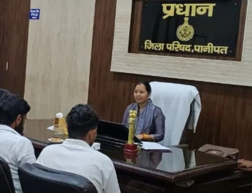 Panipat Zila Parishad : पानीपत जिला परिषद ने गांवों का शहरी तर्ज पर विकास करने के लिएउ कदम उठाया है। पानीपत जिला परिषद की चेयरपर्सन ज्‍याेति शर्मा। (फाइल फोटो)