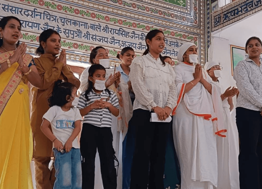 पानीपत के जैन स्‍थानक में तप अनुमोदना तापस्‍वी अभिनंदन कार्यक्रम का आयोजन किया गया। (फोटो सौजन्‍य जैन सभा)