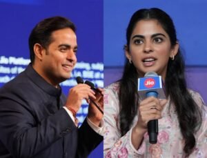 JIO IPO: जियो का आइपीओ आने से पहले क्रपनी के मैनेजिंग डायरेक्‍टर आकाश अंबानी ने अगला रोडमैप रखा। ईशा अंबानी ने भी अपने विचार रखे। (फोटो सोर्स जियो)