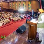 Punjab Drug: पंजाब के मुख्‍यमंत्री भगवंत सिंह मान फिल्‍लौर में पुलिस की समीक्षा बैठक को संबोधित करते हुए। (फोटो सौजन्‍य डीपीआरओ)