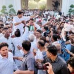 Haryana Congress: हरियाणा कांग्रेस ने पानीपत ग्रामीण ब्‍लॉक कांग्रेस कार्यकर्ता सम्‍मेलन का आयोजन किया। इसको सांसद दीपेंद्र हुड्डा और अन्‍य कांग्रेस नेताओं ने संबोधित किया। दीपेंद्र हुड्डा का स्‍वागत करते कांग्रेस कार्यकर्ता। (फोटो सौजन्‍य पानीपत कांग्रेस)