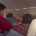 Indigo Flight Fire : दिल्‍ली से चेन्‍नई जा रही इंडिगो एयरलाइन की एक फ्लाइट में यात्री के बैग में रखा पावर बैंक फट गया और इससे आग लग गई। (फोटो सौजन्‍य सोशल मीडिया)
