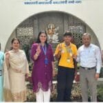 SD PG College Panipat: एसडी पीजी कॉलेज की छात्रा पायल ने कुरुक्षेत्र विश्वविद्यालय में आयोजित खेल प्रतियोगिता में स्‍वर्ण पदक और स्‍टेट चैंपियन अवार्ड जीता। (फोटो सौजन्‍य एसडी पीजी कॉलेज)